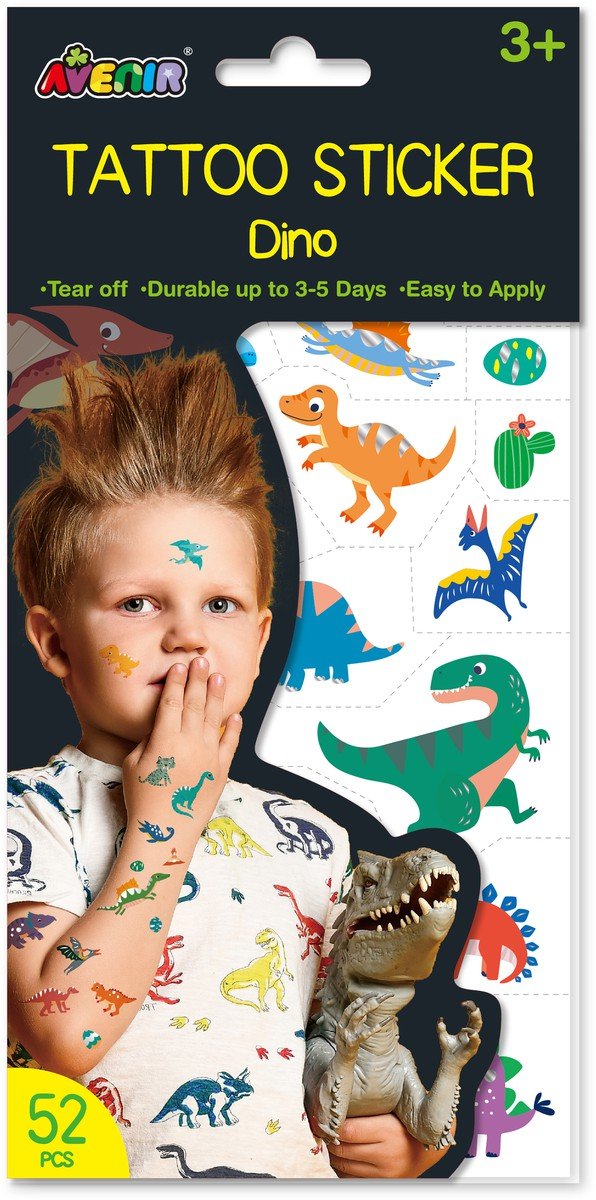 Tatuajes infantiles dinosaurios